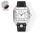  THB Factory Cartier Replica Watch Santos Middle East Version Tape Silver Steel Case Diameter 39.8mm watch